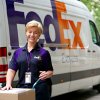 FedEx Express shipping courier in Vallecrosia